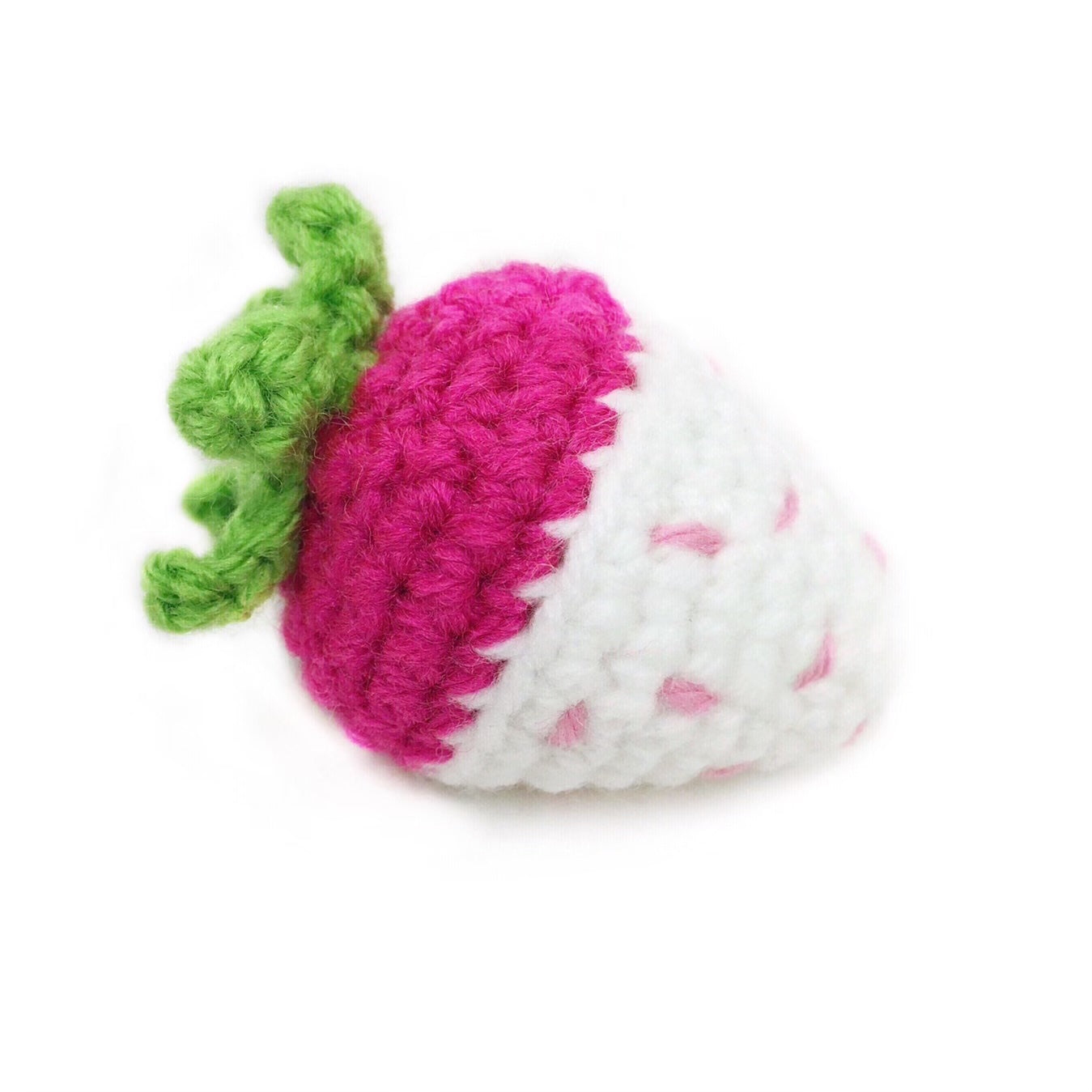 White Chocolate Strawberry Cat Toy