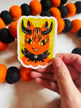 Load image into Gallery viewer, Happy Halloween Orange cat
