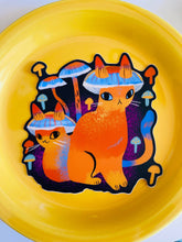 Load image into Gallery viewer, Giant Mushroom Cat Sticker
