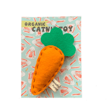 Load image into Gallery viewer, Felt Carrot Cat Toy
