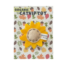 Load image into Gallery viewer, Felt Sunflower Cat Toy
