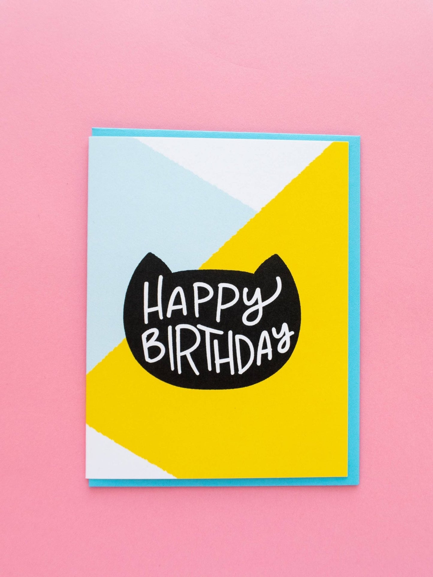 Happy Birthday Black Cat Card