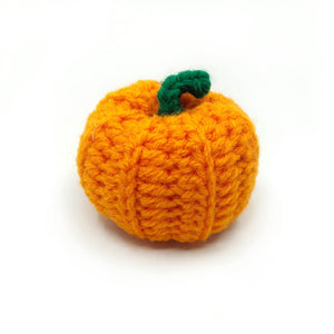 Orange Pumpkin Cat Toy
