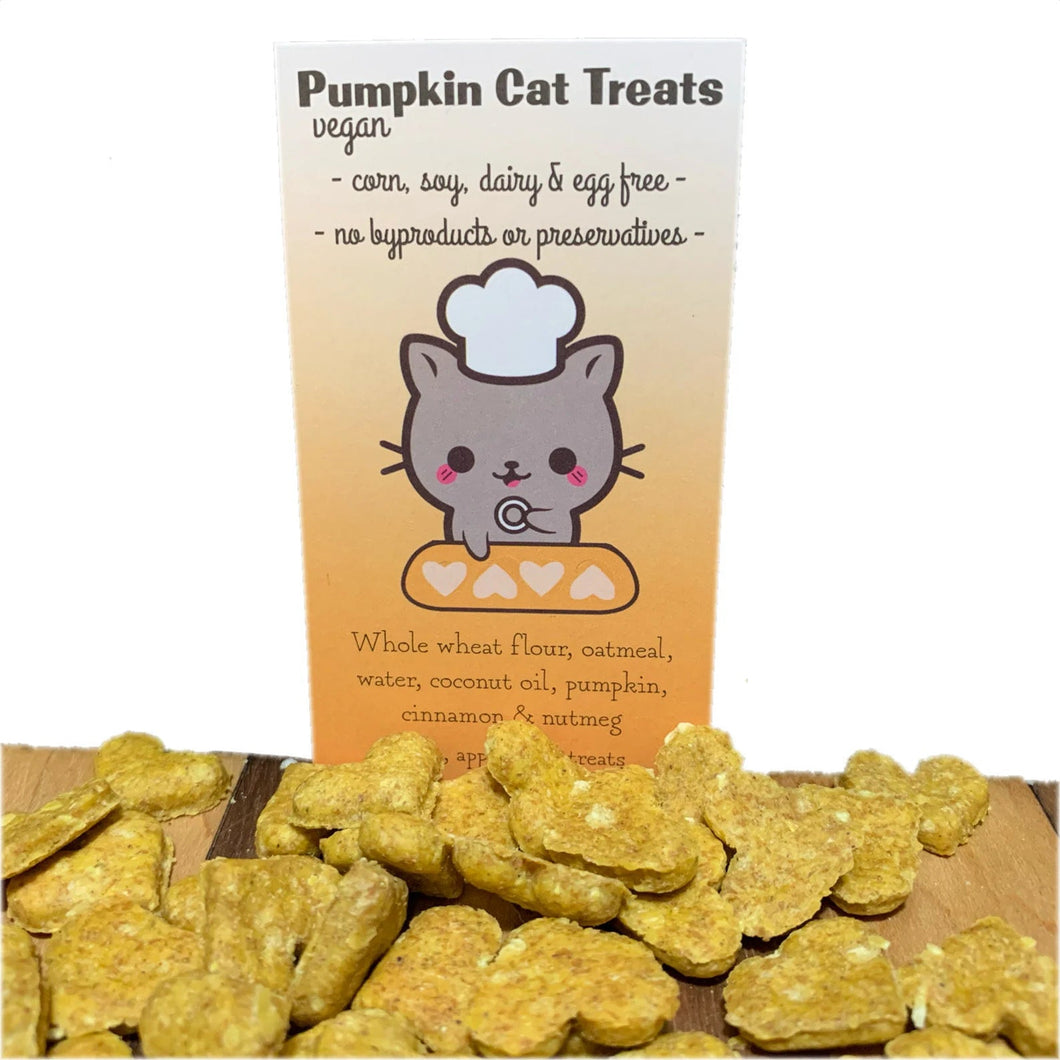 Pumpkin Cat Treats - Naturally Vegan
