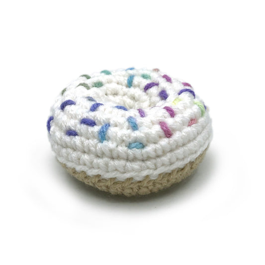 Vanilla Sprinkle Donut Catnip Toy
